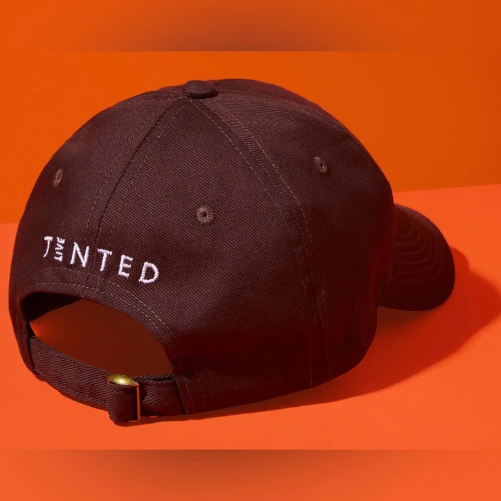 Live Tinted No Shade Brown Adjustable Buckle Baseball Cap - Picture 5 of 12